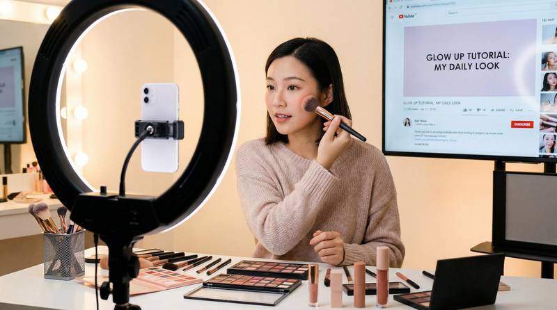 小马拉大车美妆视频